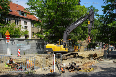 Sopot, Remont ulicy 3 maja w Sopocie. 29.06.2022 /...