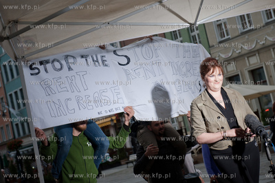 Gdansk. Dlugi Targ. Telewizja CNN International w ramach...