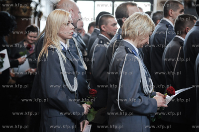 Gdansk. Dwor Artusa. Slubowanie 116 nowo przyjetych...