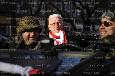 Gdansk. Parada z okazji 93 rocznicy odzyskania przez...