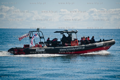 Sopot - molo. Wspolne cwiczenia jednostki ratowniczo...