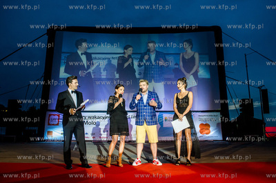 Sopot. Molo. Gala wreczenia Diamentowego Klapsa Filmowego...