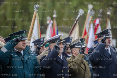 Gdansk. Wrzeszcz. Uroczyste złożenie kwiatów pod...