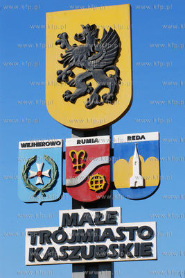 Rumia ul. Sobieskiego (Droga Krajowa nr 6). Nz. informacja...