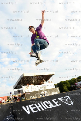 Gdansk. Plac Zebran Ludowych. Festiwal Sportow Ekstremalnych...