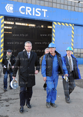 Minister Skarbu Aleksander Grad odwiedzil spolki dzialajace...