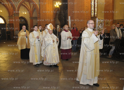 Msza Wieczerzy Panskiej w Wielki Czwartek w bazylice...