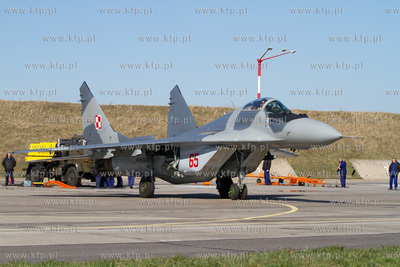 22 Baza Lotnictwa Taktycznego w Malborku.Trzy samoloty...