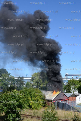 Pozar w Gdyni Grabowku. 26.08.2013 fot. Andrzej J....