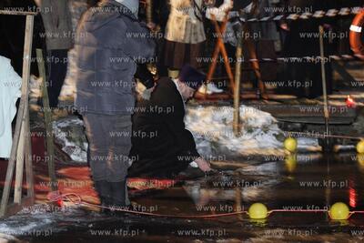 Kaliningrad, Rosja. Swieto Chrztu Panskiego podczas...