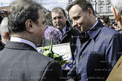 Tczew. Spotkanie kandydata PiS na prezydenta RP, Andrzeja...