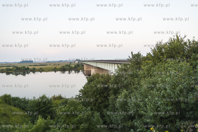 Most Knybawski na dolnej Wiśle. 31.07.2018 Fot. Anna...