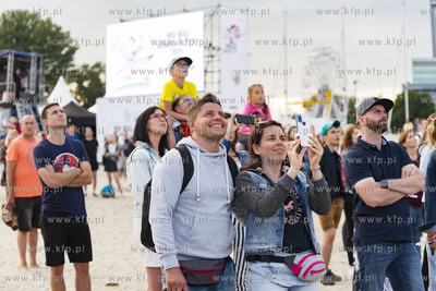 Koncerty Red Bull Music na plaży miejskiej w Gdyni....