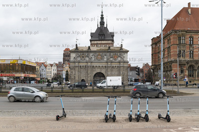 Gdańsk Główny. Widok na Bramę Wyżynną od strony...