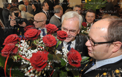 Gdansk. Ratusz Glownomiejski. Uroczysta sesja Rady...