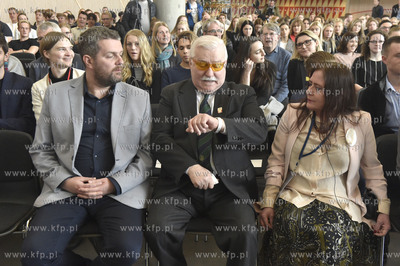 Wizyta prezydenta Lecha Wałęsy w Danii. Spotkanie...
