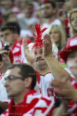 Gdansk. Stadion pilkarski PGE Arena. Mecz towarzyski...