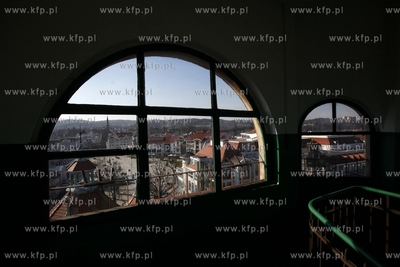 Sopot. Widok z latarni morskiej ul.Bohaterow Monte...