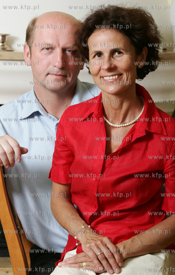 Maciej i Elzbieta Plazynscy. 30.06.2005 fot. Krzysztof...