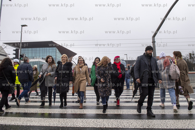 Gdańsk. Otwarcie nowego przejścia naziemnego na wysokości...