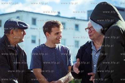 Gdynia, plan zdjęciowy filmu dyplomowego Gdyńskiej...