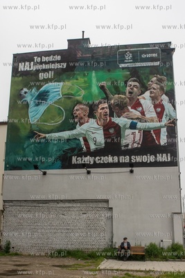Gdańsk Wrzeszcz, Al. Grunwaldzka. Mural Grupy Lotos,...