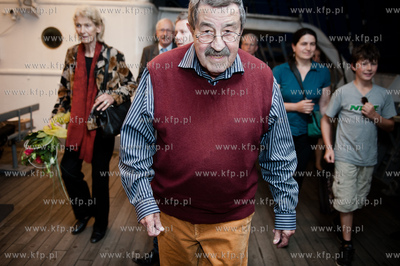 Gdynia. Gunter Grass, pisarz niemiecki, laureat Nagrody...