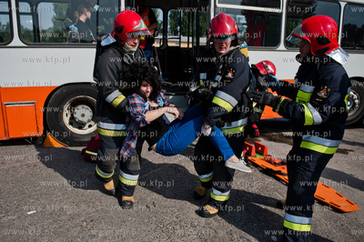 Gdansk. Teren bazy autobusowej ZKM przy ul. Hallera....