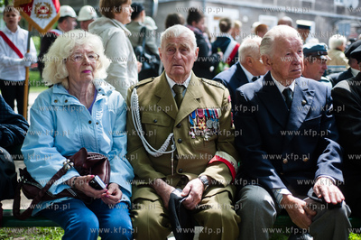 Gdansk. Pomnik Pamieci Polakow mieszkających na Wolyniu....
