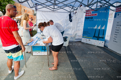 Gdansk. Zlot Zaglowcow Baltic Sail Gdansk 2013. Festiwal...