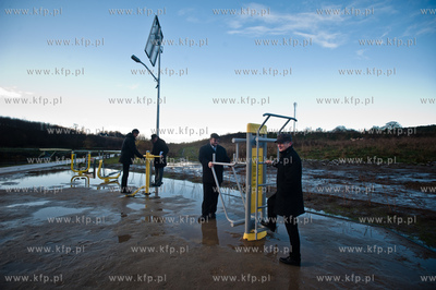 Gdansk. Zbiornik retencyjny Augustowska. Konferencja...