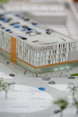 Gdansk. Uroczystosc wmurowania kamienia wegielnego...