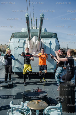 Gdynia. Morderczy trening przygotowujacy do zawodow...