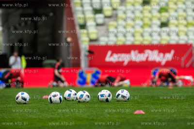 Gdansk. Stadion Energa. Otwarty dla mediow trening...
