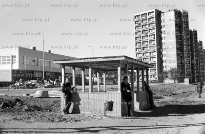 Przystanek tramwajowy na ul. Wita Stwosza na wysokosci...