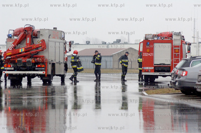 Koszalin. Trwa akcja strazakow w koszalinskiej firmie...