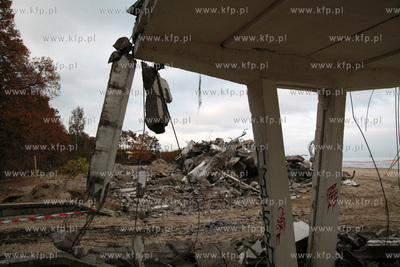 Sopot, Lazienki Polnocne. Rozpoczeto rozbiorke tarasu...
