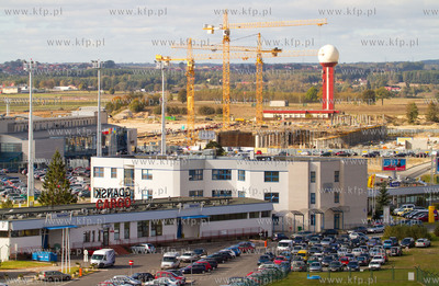 Gdansk, Rebiechowo. Rozbudowa Portu Lotniczego Gdansk...