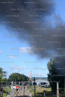 Pozar w Gdyni Grabowku. 26.08.2013 fot. Andrzej J....