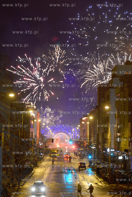 Gdynia - pokaz sztucznych ogni powital Nowy Rok 
31.12.2014
Fot....
