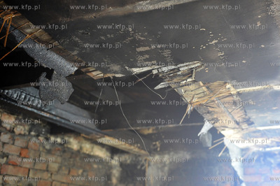 Sopot ulica Grunwaldzka 97a. Pozar mieszkania na poddaszu....