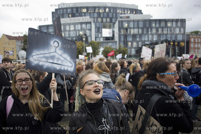 Gdańsk, Plac Solidarności. Czarny Protest, czyli...