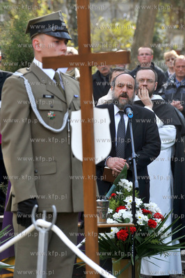 Gdansk. Srebrzysko. Pogrzeb posla, Arkadiusza Rybickiego,...