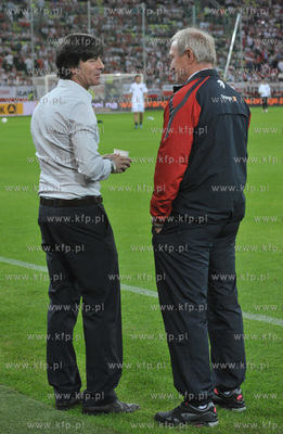 Gdansk. Stadion pilkarski PGE Arena. Mecz towarzyski...