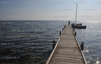 Chalupy na Polwyspie Helskim. Port Chalupy przystan...