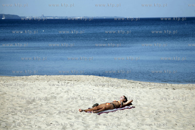 Cieply wrzesniowy dzien na plazy w Gdansku Brzeznie.
10.09.2012
fot....