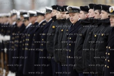 Gdynia Oksywie. Port Wojenny. Uroczystosc objecia przez...