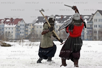 Gdansk. Festyn Sredniowieczny Wonneberger Winter Schlacht...
