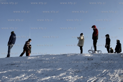Sanki w Parku Ronalda Reagana w Gdansku.
19.01.2014
fot....