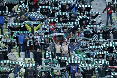 PGE Arena. Mecz o mistrzostwo Ekstraklasy Lechia Gdansk...